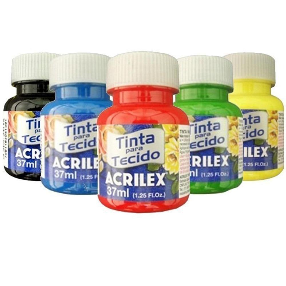Pintura para Tela ACRILEX Colores Metálicos 37 ml