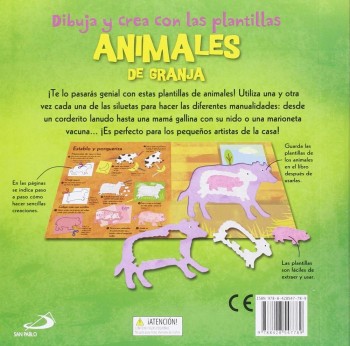 DIBUJA Y CREA CON LAS PLANTILLAS ANIMALES DE GRANJA