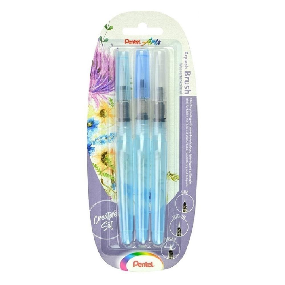 BLISTER 3 PINCEL RECARGABLE PENTEL