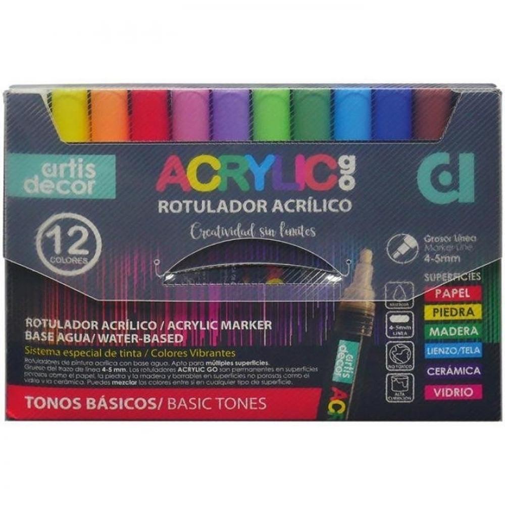 ARTIS DECOR SET ROTULADORES ACRILICOS