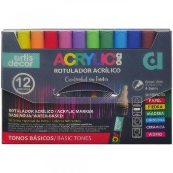 ARTIS DECOR SET ROTULADORES ACRILICOS