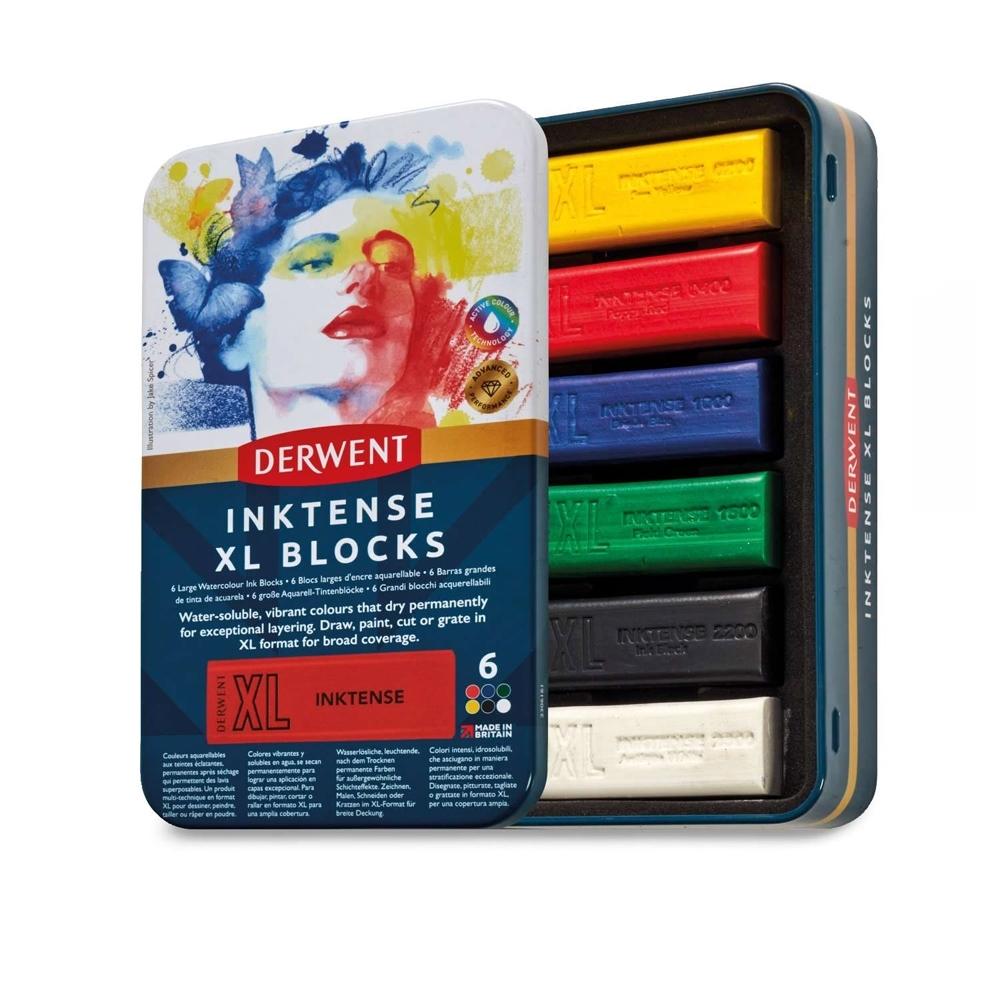 DERWENT CAJA INKTENSE BLOCKS XL 6 UNIDADES
