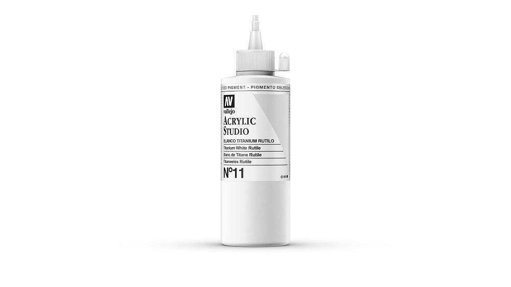 Vallejo Acrylic Studio 200ml n.11 Blanco de Titanio