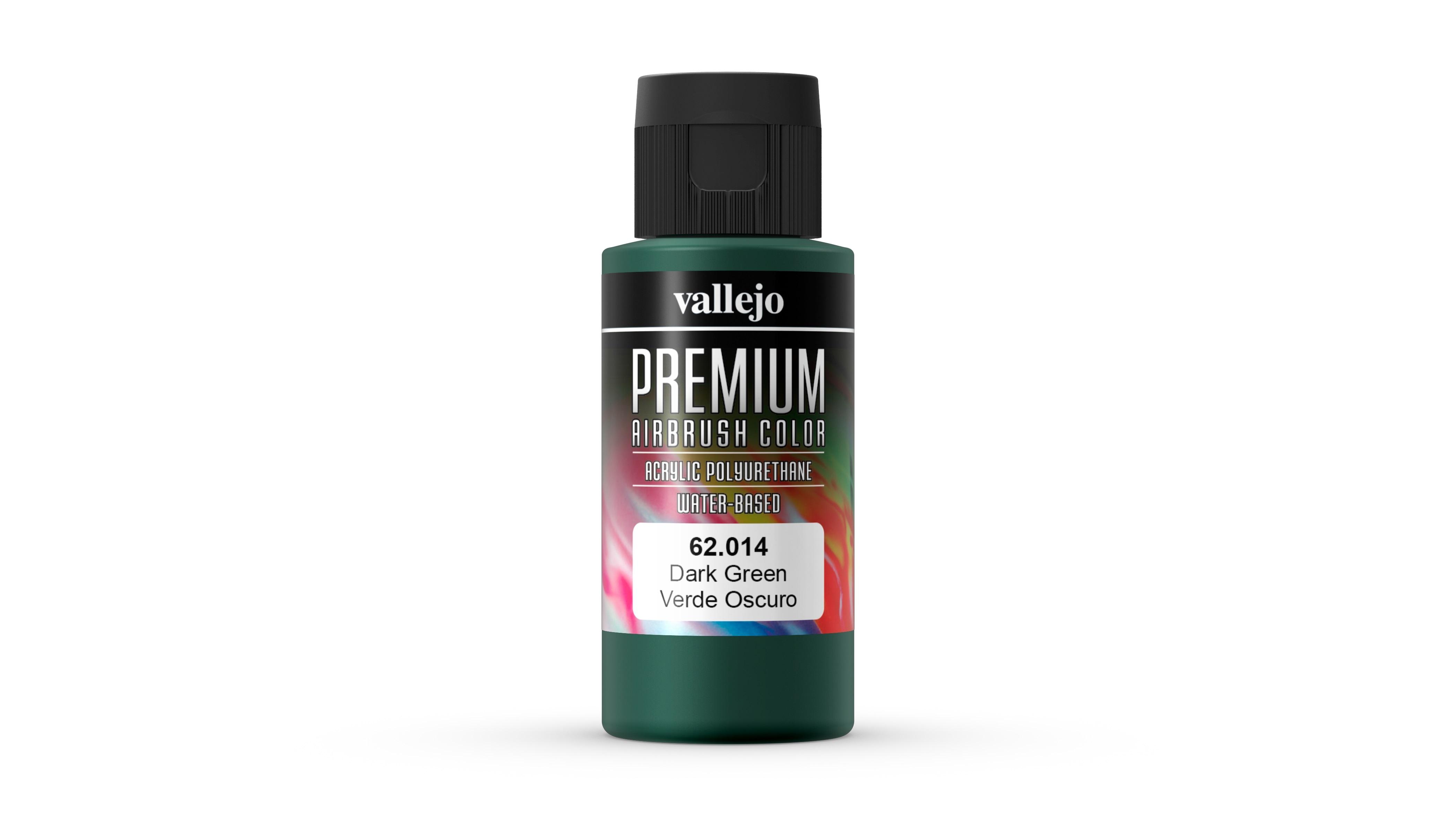 Vallejo Premium Color 62014 Verde Oscuro Opaco 60 ml.