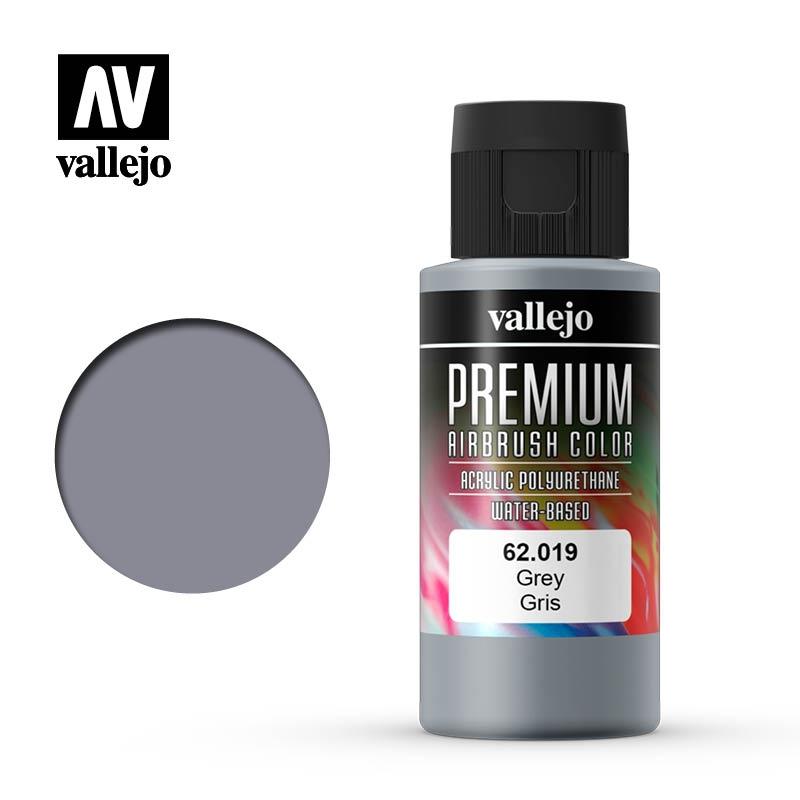 Vallejo Premium Color 62019 Gris Opaco 60 ml.