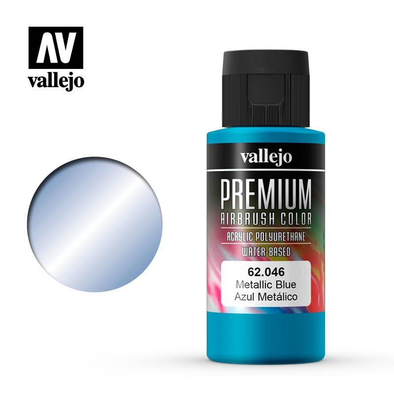 Vallejo Premium Color 62046 Azul Metálico Metálicos 60 ml.