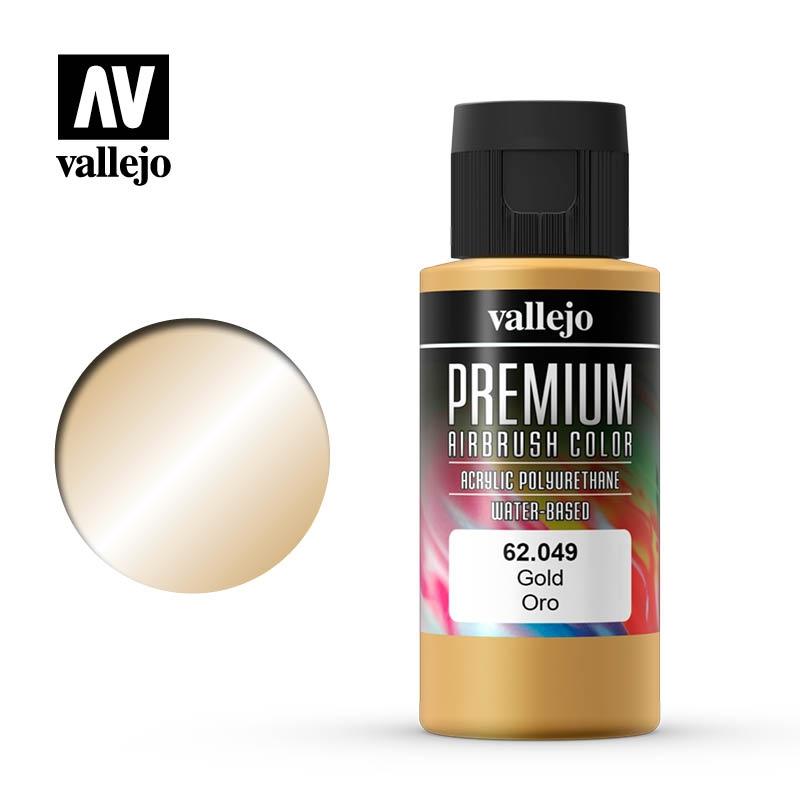 Vallejo Premium Color 62049 Oro Metálicos 60 ml.