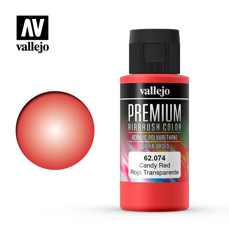 Vallejo Premium Color 62074 Rojo Candy Candy 60 ml.