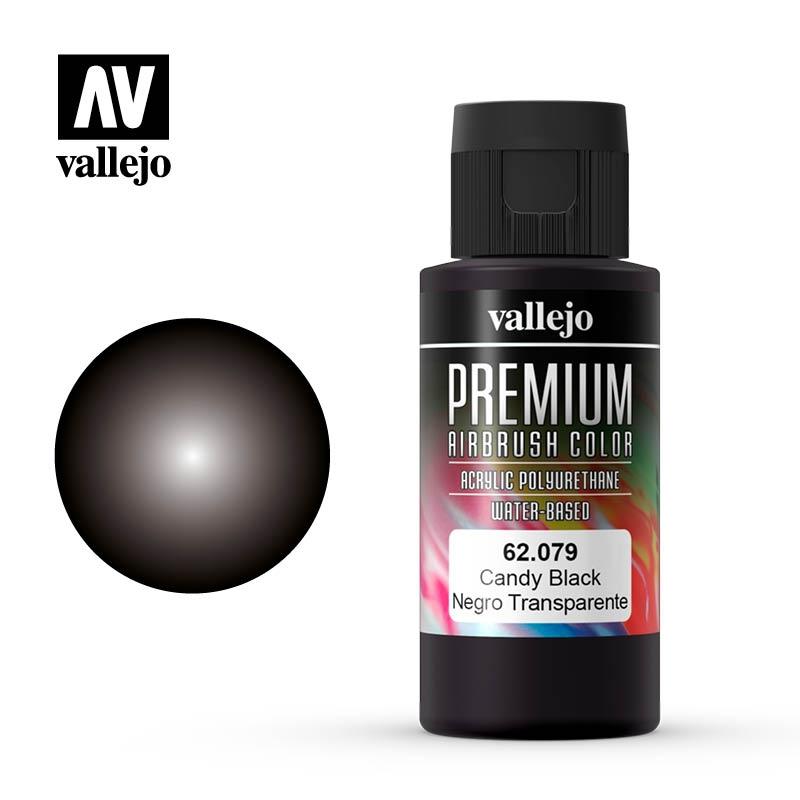 Vallejo Premium Color 62079 Negro Candy Candy 60 ml.