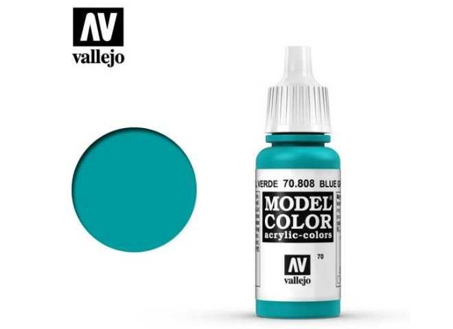 Vallejo Model Color 17ml n.70808 Azul Verde Mate