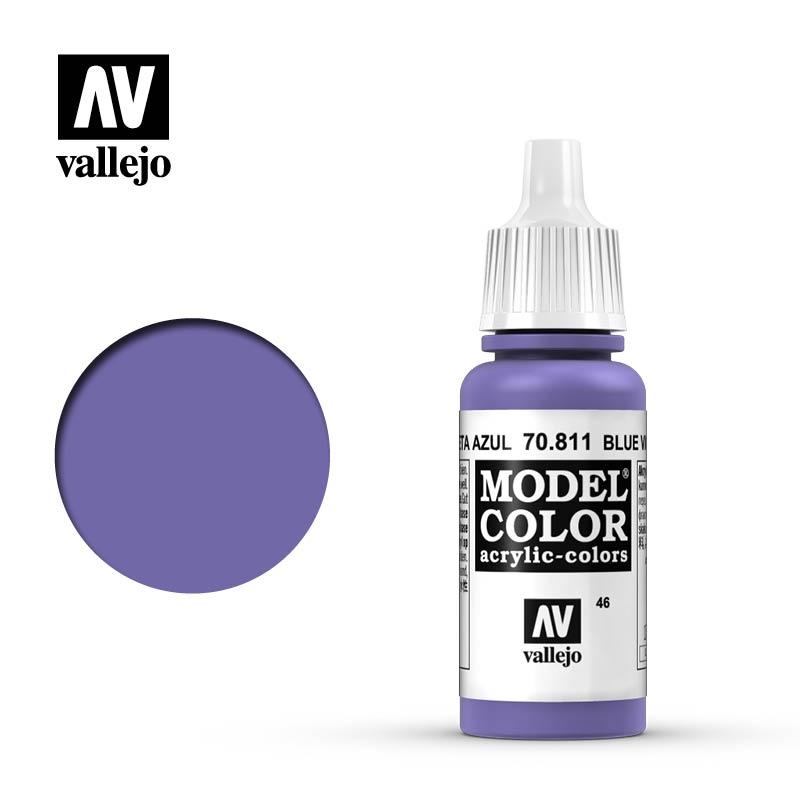 Vallejo Model Color 17ml n.70811 Violeta Azul Mate 17 ml.