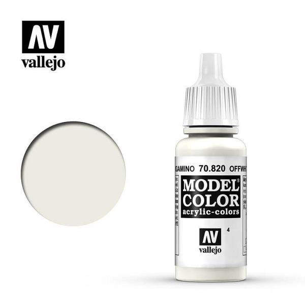 Vallejo Model Color 17ml n.70820 Blanco Pergamino Mate