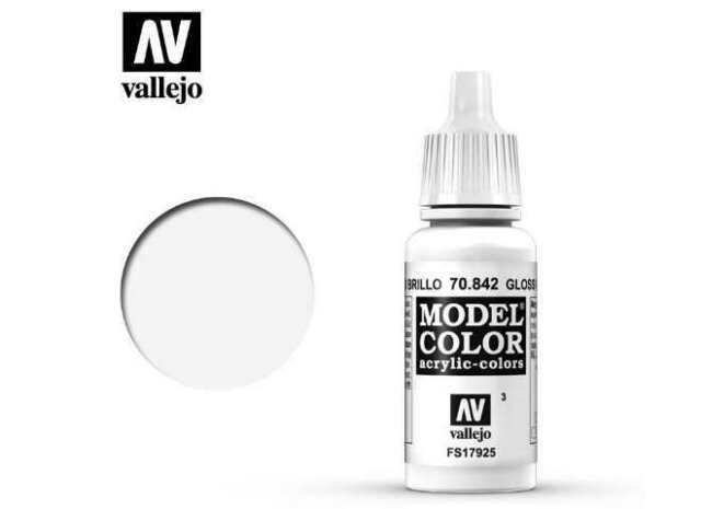 Vallejo Model Color 17ml n.70842 Blanco Brillo Brillo