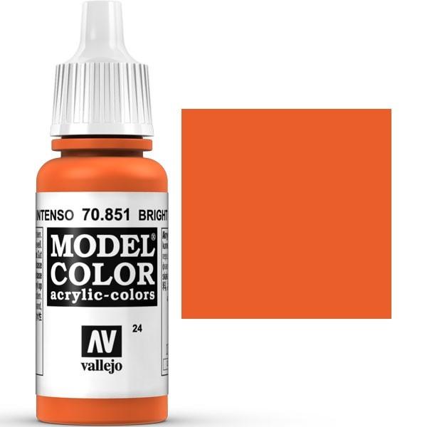 Vallejo Model Color 17ml n.70851 Naranja Intenso Mate