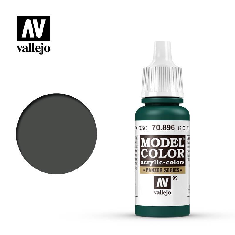 Vallejo Model Color 17ml n.70896  A.Cam.Verde Extra Oscuro Mate