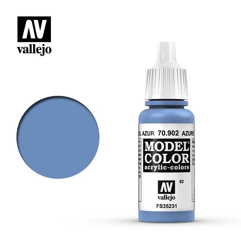 Vallejo Model Color 17ml n.70902 Azul Azur Mate