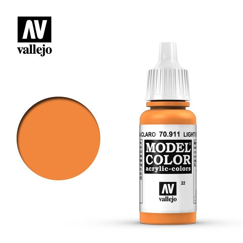 Vallejo Model Color 17ml n.70911 Naranja Claro Mate