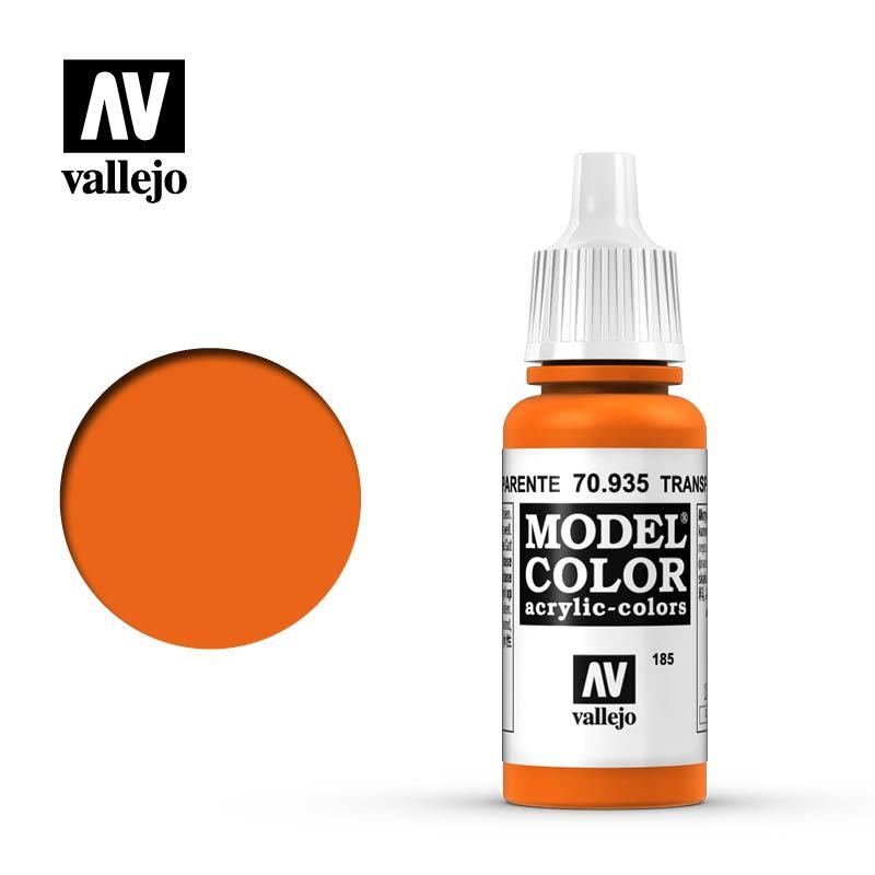Vallejo Model Color 17ml n.70935 Naranja Transparente Transparente
