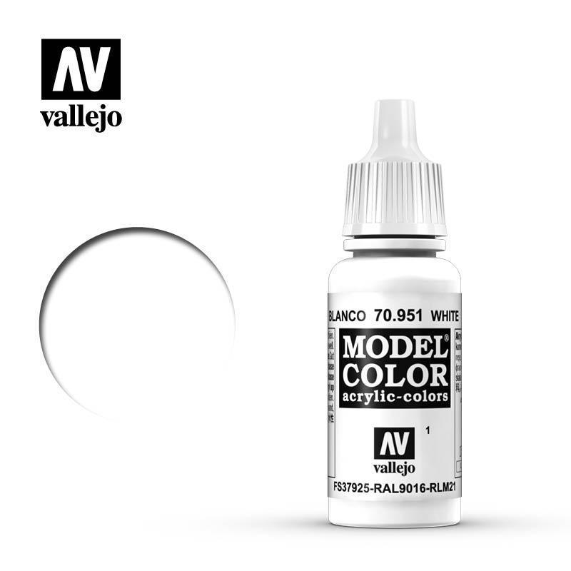 Vallejo Model Color 17ml n.70951 Blanco Mate