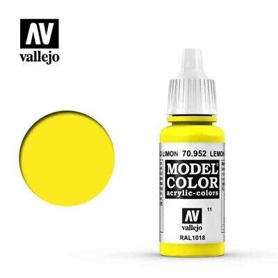 Vallejo Model Color 17ml n.70952 Amarillo Limón Mate