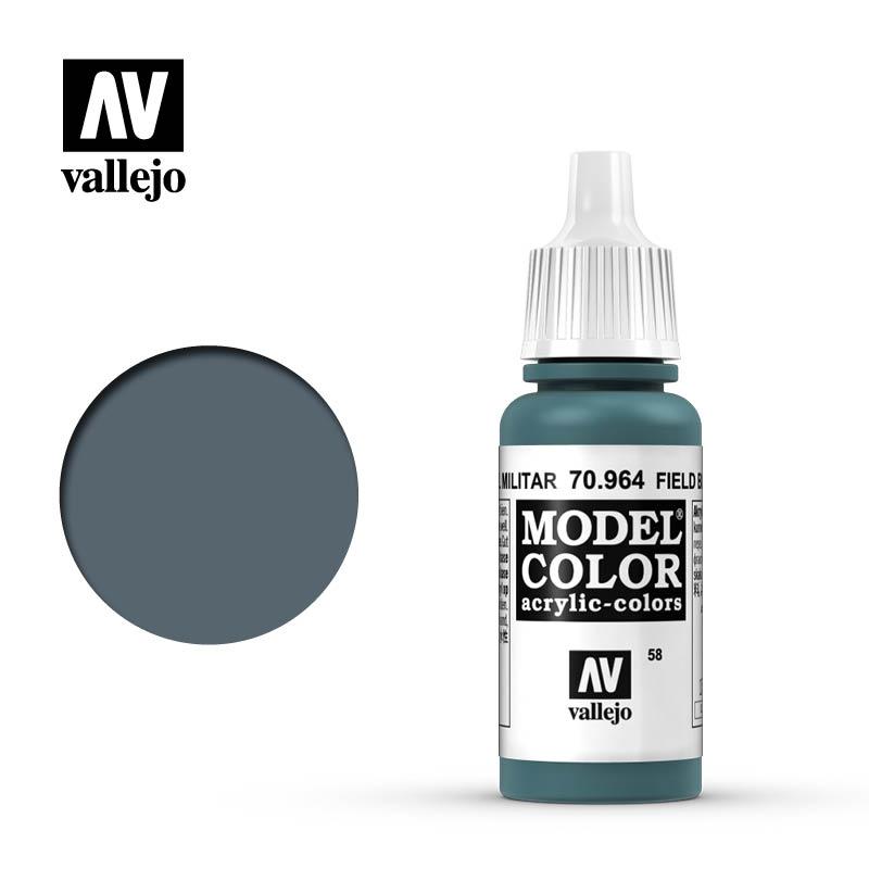 Vallejo Model Color 17ml n.70964 Azul Militar Mate