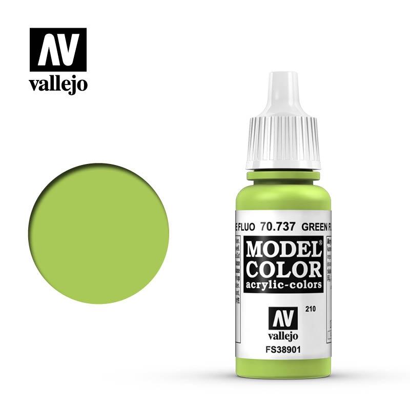 Vallejo Model Color 17ml n.70737 Verde Fluo Fluorescente