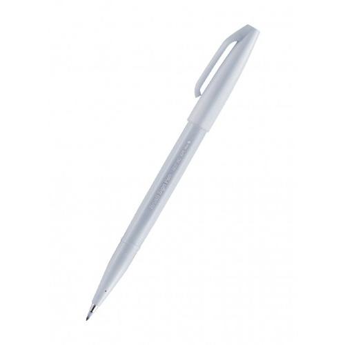 Pentel rotulador touch brush pen gris claro