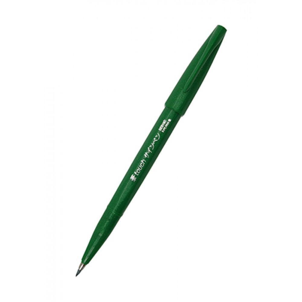 Pentel rotulador touch brush pen verde