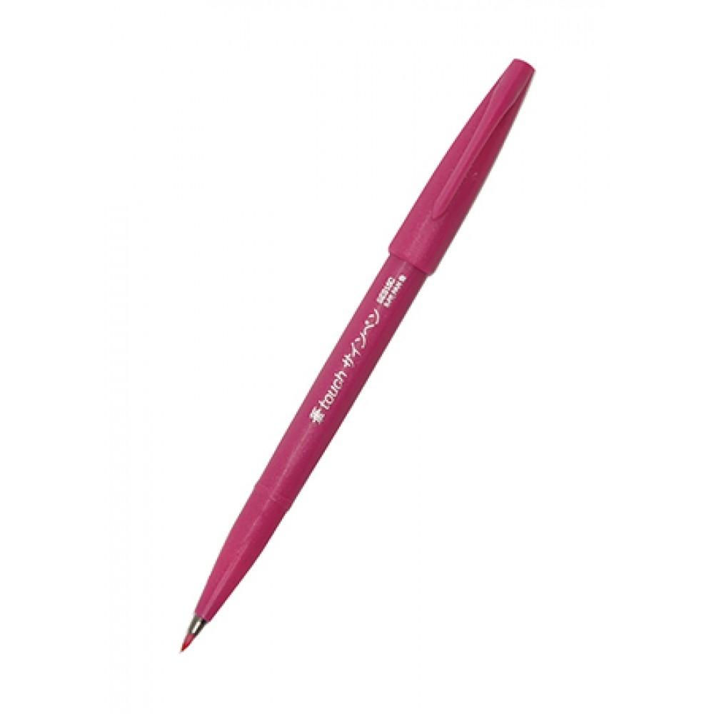 Pentel rotulador touch brush pen rosa