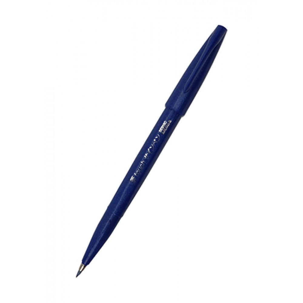 Pentel rotulador touch brush pen azul