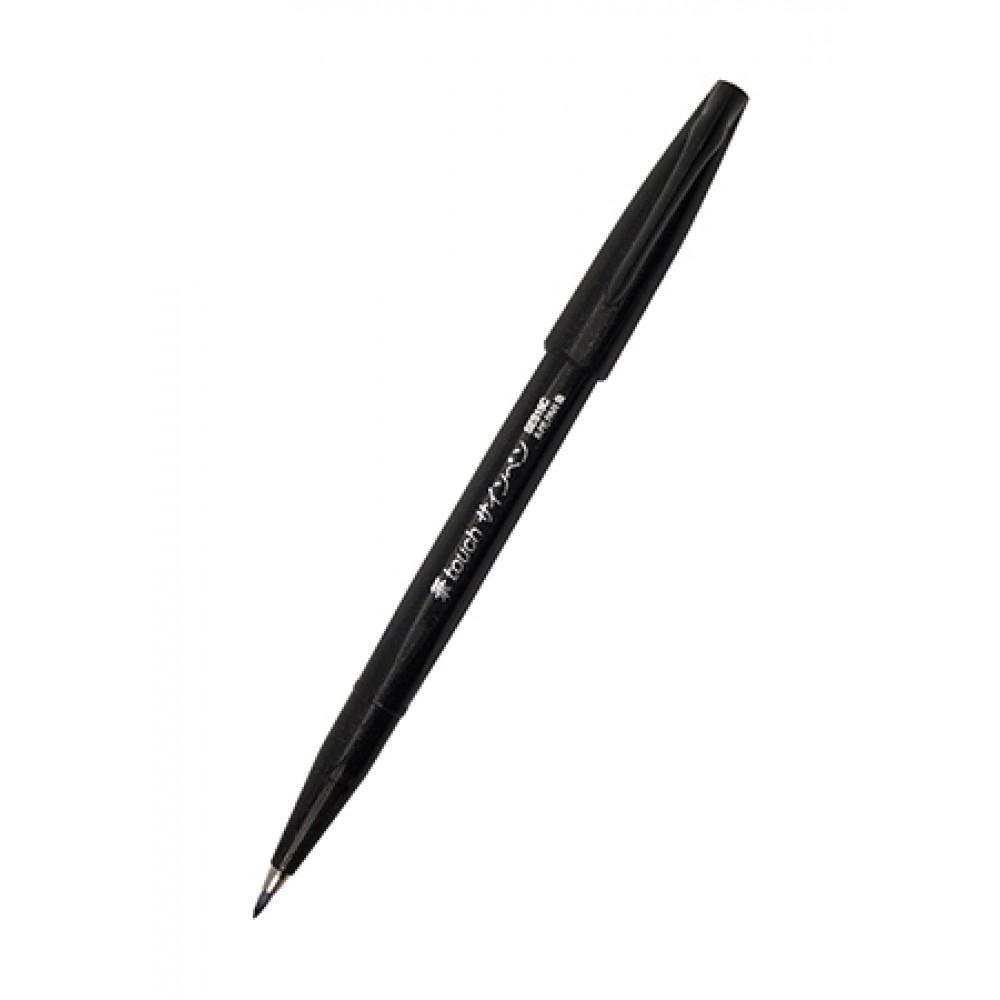 Pentel rotulador touch brush pen negro