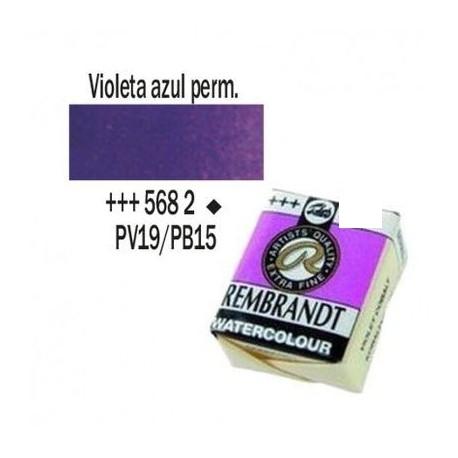 Rembrandt acuarela 1/2 PAN Serie 2-568 Violeta Azul Permanente