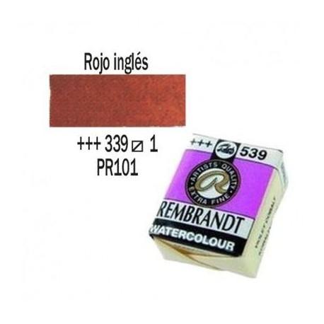 Rembrandt acuarela 1/2 PAN Serie 1-339 Rojo Ingles