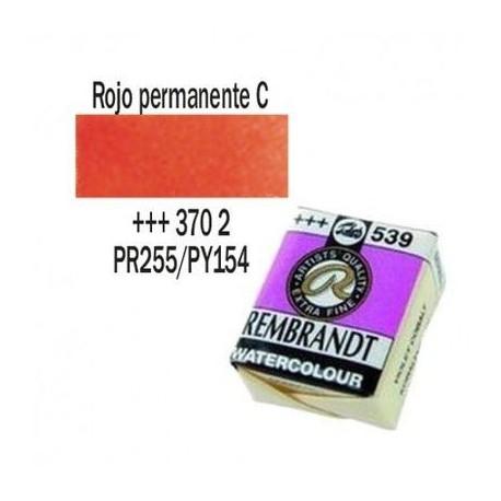 Rembrandt acuarela 1/2 PAN Serie 2-370 Rojo Permanente Claro