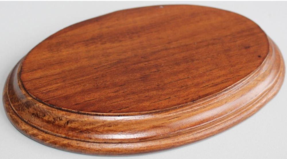 Peana redonda de madera 8 cm - MANUALIDADES TRASGU