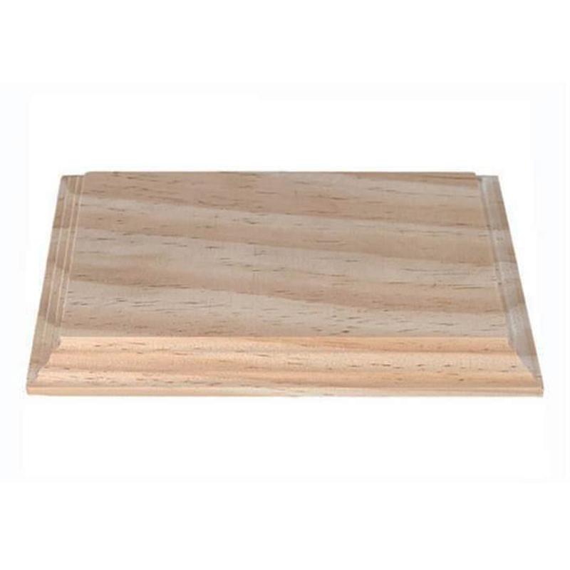 Peana madera rectangular. Diferentes medidas. En pino macizo, crudo. Se  puede pintar. (25 * 18 cms)
