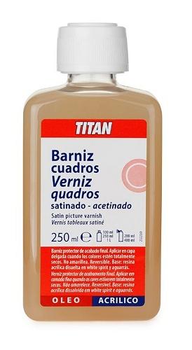 TITAN BARNIZ CUADROS SATINADO 250 ML